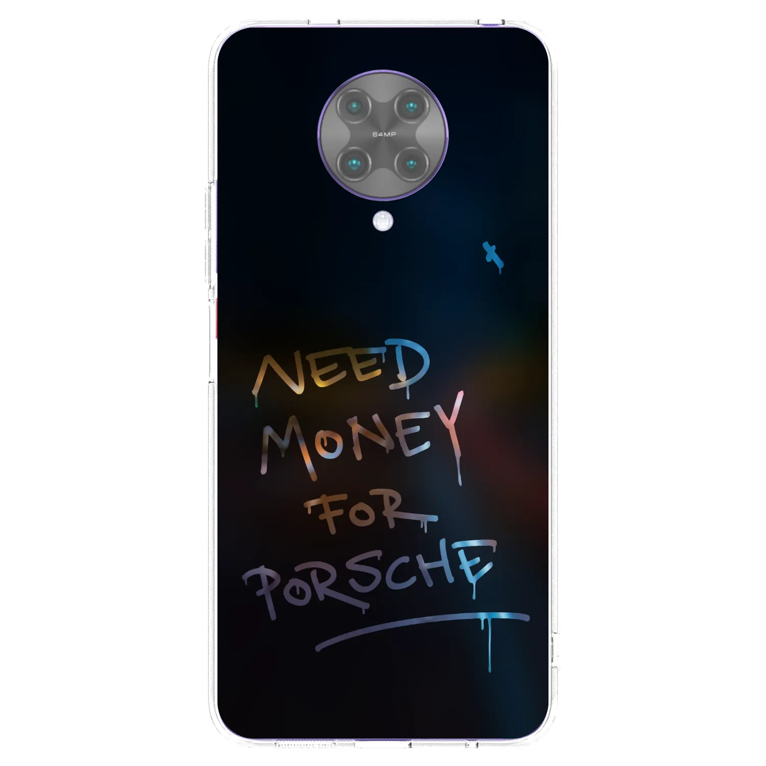 Picasee silikonowe przeźroczyste etui na Xiaomi Poco F2 Pro - Neon Nights
