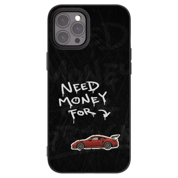 Picasee silikonowe czarne etui na Apple iPhone 12 Pro Max - Track Mode