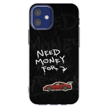 Picasee silikonowe przeźroczyste etui na Apple iPhone 12 mini - Track Mode