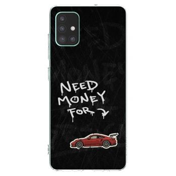 Picasee silikonowe przeźroczyste etui na Samsung Galaxy M51 M515F - Track Mode