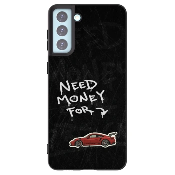 Picasee silikonowe czarne etui na Samsung Galaxy S21+ 5G G996F - Track Mode