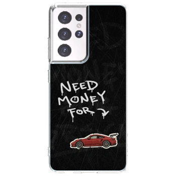 Picasee silikonowe przeźroczyste etui na Samsung Galaxy S21 Ultra 5G G998B - Track Mode