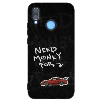 Picasee silikonowe czarne etui na Huawei P20 Lite - Track Mode