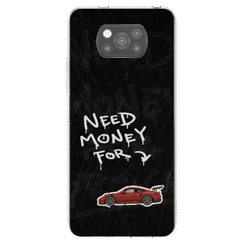 Picasee silikonowe czarne etui na Xiaomi Poco X3 Pro - Track Mode