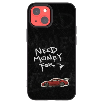 Picasee silikonowe czarne etui na Apple iPhone 13 mini - Track Mode