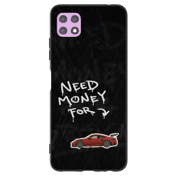 Picasee silikonowe czarne etui na Samsung Galaxy A22 A226B 5G - Track Mode