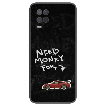 Picasee silikonowe czarne etui na Realme 8 5G - Track Mode