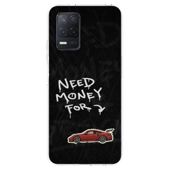 Picasee silikonowe przeźroczyste etui na Realme 8 5G - Track Mode
