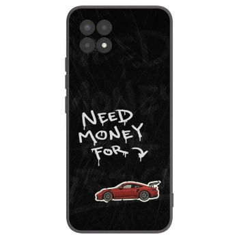Picasee silikonowe czarne etui na Realme 8i - Track Mode
