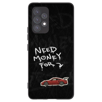 Picasee silikonowe czarne etui na Samsung Galaxy A53 5G A536 - Track Mode