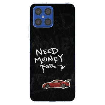 Picasee silikonowe przeźroczyste etui na Honor X8 4G - Track Mode