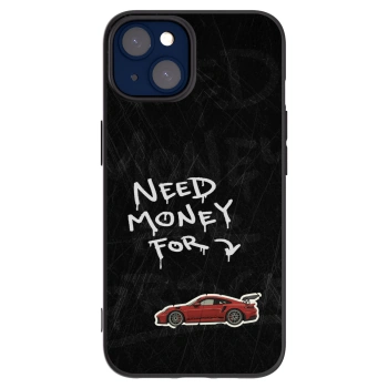 Picasee silikonowe czarne etui na Apple iPhone 14 - Track Mode