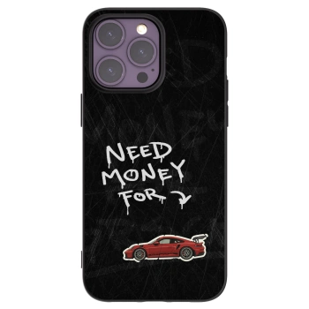 Picasee silikonowe czarne etui na Apple iPhone 14 Pro Max - Track Mode