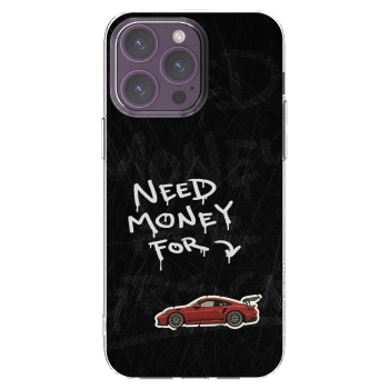 Picasee silikonowe przeźroczyste etui na Apple iPhone 14 Pro Max - Track Mode