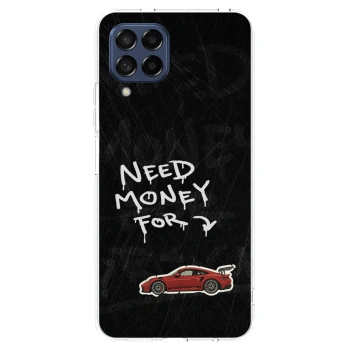 Picasee silikonowe przeźroczyste etui na Samsung Galaxy M53 5G - Track Mode