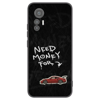 Picasee silikonowe czarne etui na Xiaomi 12 Lite - Track Mode