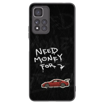 Picasee silikonowe czarne etui na Xiaomi Redmi Note 11 Pro+ 5G - Track Mode