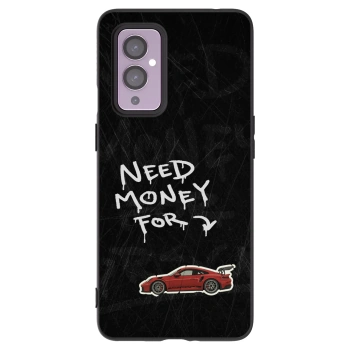 Picasee silikonowe czarne etui na OnePlus 9 - Track Mode