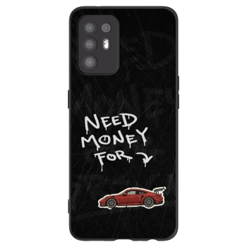 Picasee silikonowe czarne etui na OPPO A94 5G - Track Mode