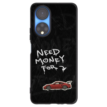 Picasee silikonowe czarne etui na Honor X7 - Track Mode