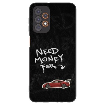 Picasee silikonowe czarne etui na Samsung Galaxy A23 A235F 4G - Track Mode