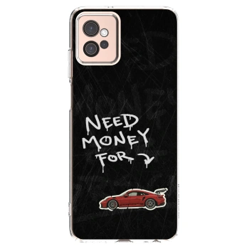 Picasee silikonowe przeźroczyste etui na Motorola Moto G32 - Track Mode