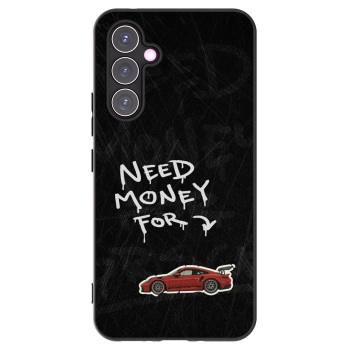 Picasee silikonowe czarne etui na Samsung Galaxy A54 5G A546B - Track Mode