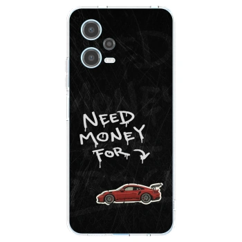 Picasee silikonowe przeźroczyste etui na Xiaomi Redmi Note 12 5G - Track Mode