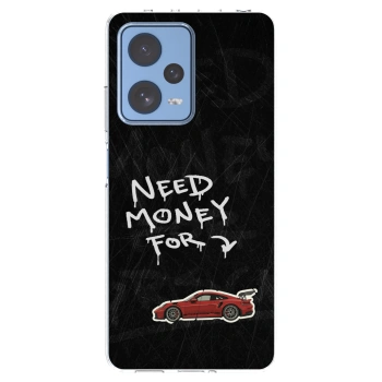 Picasee silikonowe przeźroczyste etui na Xiaomi Redmi Note 12 Pro 5G - Track Mode
