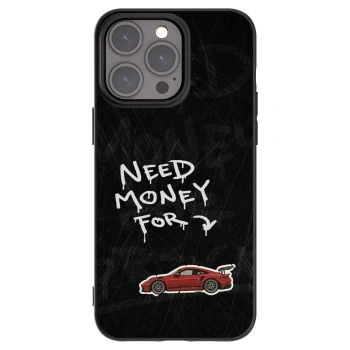 Picasee silikonowe czarne etui na Apple iPhone 15 Pro Max - Track Mode