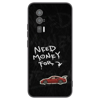 Picasee silikonowe czarne etui na Xiaomi Poco F5 Pro 5G - Track Mode