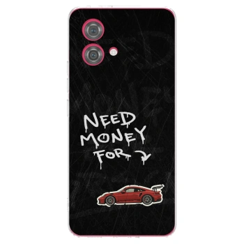 Picasee silikonowe przeźroczyste etui na Motorola Moto G84 5G - Track Mode