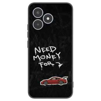 Picasee silikonowe czarne etui na Realme C53 - Track Mode