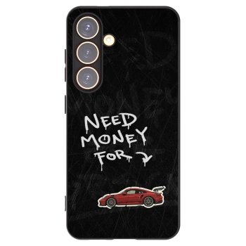 Picasee silikonowe czarne etui na Samsung Galaxy S24 S921B 5G - Track Mode