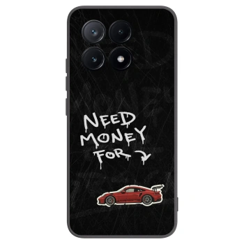 Picasee silikonowe czarne etui na Xiaomi Poco X6 Pro - Track Mode