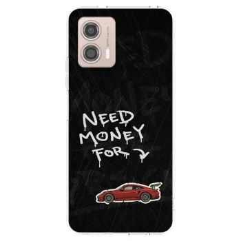 Picasee silikonowe przeźroczyste etui na Motorola Moto G53 5G - Track Mode