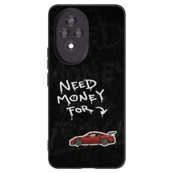 Picasee silikonowe czarne etui na Honor 200 5G - Track Mode