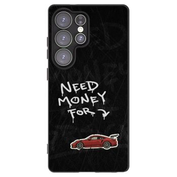 Picasee silikonowe czarne etui na Samsung Galaxy S25 Ultra 5G - Track Mode