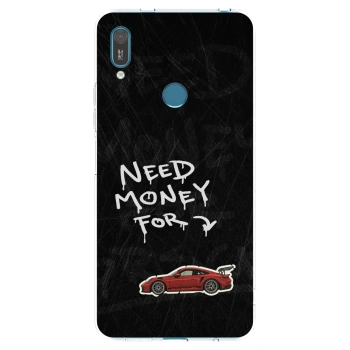 Picasee silikonowe przeźroczyste etui na Huawei Y7 2019 - Track Mode