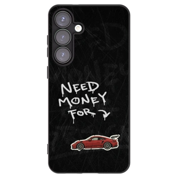 Picasee silikonowe czarne etui na Samsung Galaxy S25+ 5G - Track Mode