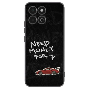 Picasee silikonowe czarne etui na Honor 200 Smart 5G - Track Mode