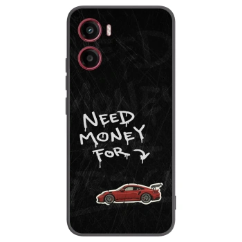 Picasee silikonowe czarne etui na Motorola Moto G05 - Track Mode