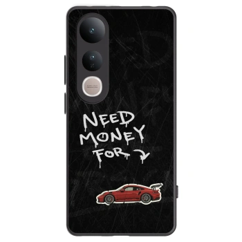 Picasee silikonowe czarne etui na Vivo V50 Lite 5G - Track Mode