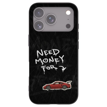 Picasee silikonowe czarne etui na Apple iPhone 17 Pro - Track Mode