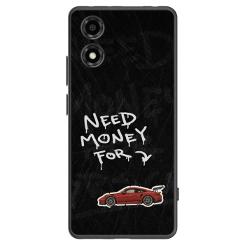 Picasee silikonowe czarne etui na Motorola Moto E14 - Track Mode