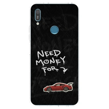 Picasee silikonowe przeźroczyste etui na Huawei Y6 2019 - Track Mode