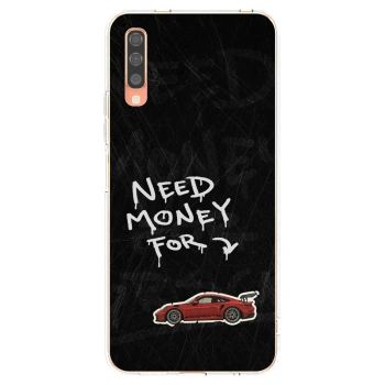 Picasee silikonowe przeźroczyste etui na Samsung Galaxy A70 A705F - Track Mode