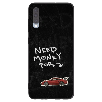 Picasee silikonowe czarne etui na Samsung Galaxy A70 A705F - Track Mode