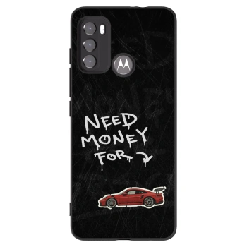 Picasee silikonowe czarne etui na Motorola Edge 60 5G - Track Mode