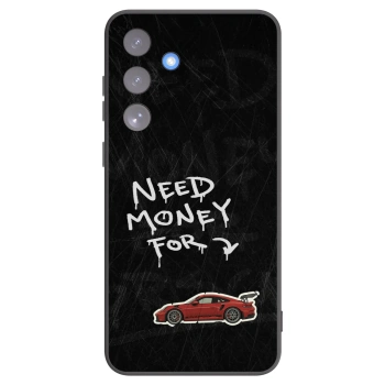 Picasee silikonowe czarne etui na Samsung Galaxy S25 FE 5G - Track Mode